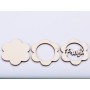 L542-Blank 3 straturi pentru licheni 5*5cm Profa   -1 buc