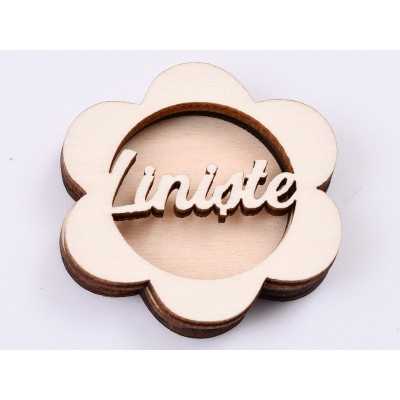L559-Blank 3 straturi pentru licheni 5*5cm Liniste   -1 buc