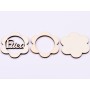 L563-Blank 3 straturi pentru licheni 5*5cm Fiica   -1 buc