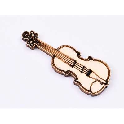 L587-Decoratiune vioara lemn 5*2cm   -1 buc