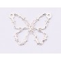 E1481 N - Pandant argint 925 Fluture,  23x17.5mm- 1 buc