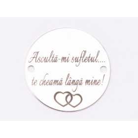 E1522 GS Link argint "Chemarea sufletului" 16.5mm 0.3mm 1 buc