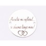 E1521 GS Link argint "Coronita Happy Easter"  16.5mm 0.3mm 1 buc
