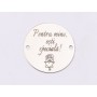 E1524 GS Link argint "Pentru mine, esti speciala!"  16.5mm, 0.3mm 1 buc