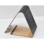 L630-Ceas din MDF negru cu suport pentru birou  15x20cm - 1 buc