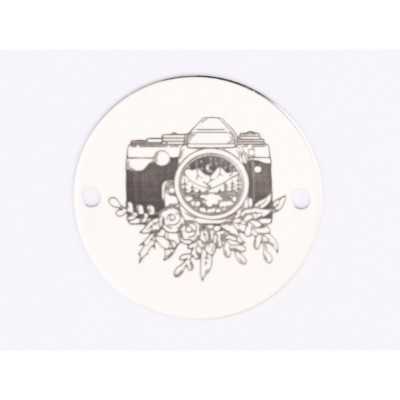 E1523 GS Link argint "Aparat foto "  16.5mm 0.3mm 1 buc