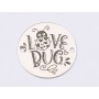 E1533 GS Link argint "Bunny in love"  16.5mm, 0.3mm 1 buc