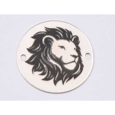 E1536 GS Link argint "Simba the Lion"  16.5mm, 0.3mm 1 buc