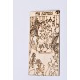 L651 - Placuta lemn pentru stimularea  creativitatii "Albinuta harnica-model 2 10x15cm- 1 buc