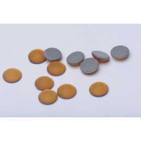 0692-Swarovski Elements 2080 Topaz Frosted  M-Foiled  SS34 7mm