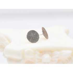 E1550 G Cercei argint "Simboluri celtice"  9mm , 0.5mm 1 pereche