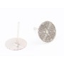 E1550 G Cercei argint "Simboluri celtice"  9mm , 0.5mm 1 pereche