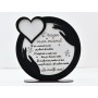 L722-Decoratiune MDF "Draga mama" 20x20cm  - 1 buc