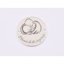 E1548 GS Link argint "Mom holding baby"  16.5mm, 0.3mm 1 buc