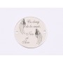 E1559 GS Link argint "Familia este totul"  16.5mm, 0.3mm 1 buc