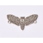 E1567 G Link argint "Fluture cap de mort"  22x12.5mm, 0.5mm 1 buc