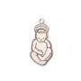 E1568 G Charm argint "New born baby"  21.5x9.5mm, 0.3mm 1 buc