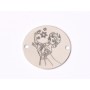 E1573 GS Link argint "Pisica stilizata"  16.5mm, 0.3mm 1 buc