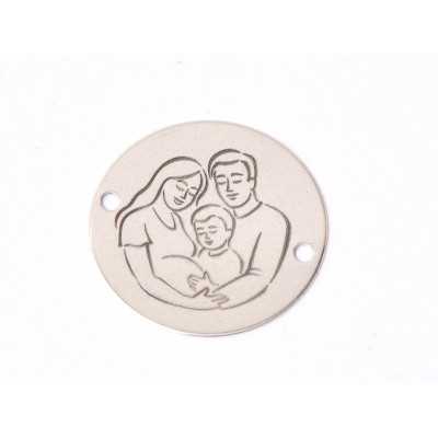 E1575 GS Link argint "Family expecting baby"  16.5mm, 0.3mm 1 buc