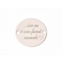E1577 GS Link argint "New born baby"  16.5mm, 0.3mm 1 buc