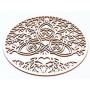 L728-Decoratiune lemn "Copacul vietii cu motive celtice" 20cm  - 1 buc