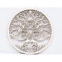 L728-Decoratiune lemn "Copacul vietii cu motive celtice" 20cm  - 1 buc