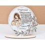 L732 -Decoratiune lemn "Draga mama" 25 cm  -1 bucata