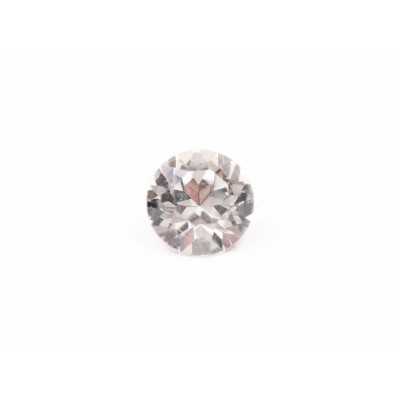 0665-Austria Chaton Round Stone, 7mm, Crystal  Silver Foiled - 1 buc