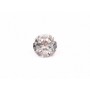 0665-Austria Chaton Round Stone, 7mm, Crystal  Silver Foiled - 1 buc