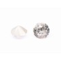 0665-Austria Chaton Round Stone, 7mm, Crystal  Silver Foiled - 1 buc