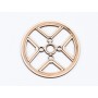 L764-Decoratiune lemn  " Cerc model abstract   " 7 cm - 1 buc