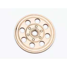 L766-Decoratiune lemn  " Cerc model abstract   " 7 cm - 1 buc