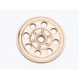 L766-Decoratiune lemn  " Cerc model abstract   " 7 cm - 1 buc