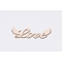 L774-Text lemn  "Love" 20x7 cm - 1 buc