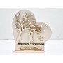 L780-Decoratiune lemn "Love tree "  20x19cm