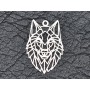 E1620 N Charm / Pandant  Ag 925 "Wolf" 25x17mm, 0.5mm 1 buc