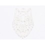 E1620 N Charm / Pandant  Ag 925 "Wolf" 25x17mm, 0.5mm 1 buc