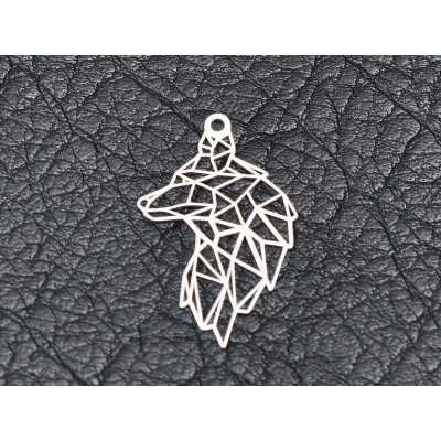 E1623 N Link filigranat  Argint 925 "Caine" 17x27mm, 0.5mm 1 buc
