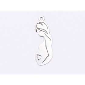 E1646 G Charm Ag 925 "Mommy to be" 25.5x9mm, 0.5mm 1 buc