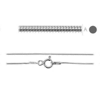 G1056-Colier lant Snake argint 925  0.7mm lungime 42cm