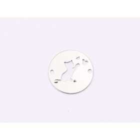 E1776 N Link Ag 925 Pisicuta si fluture, 13mm, 0.5mm 1 buc