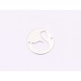 E1779 N Link Ag 925 Inimioara stilizata  , 13mm, 0.5mm 1 buc