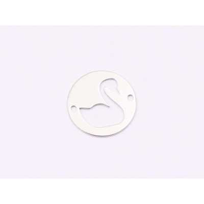 E1779 N Link Ag 925 Inimioara stilizata  , 13mm, 0.5mm 1 buc