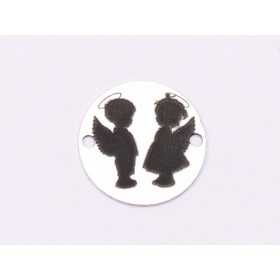 E1873 GS Link Ag 925 Angels, 12mm - 1 buc