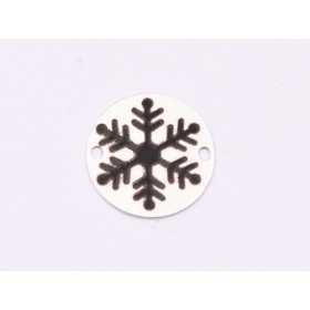 E1874 GS Link Ag 925 Fulg de nea, 12mm - 1 buc