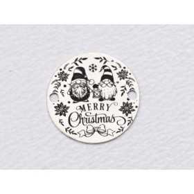 E1894 GS Link Ag 925 Merry Christmas , 12mm - 1 buc