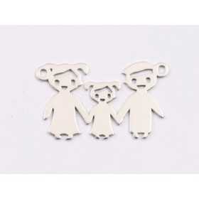 E1914 N Link Ag 925 Familie MFT 21.5x13mm, 0.6mm - 1 buc