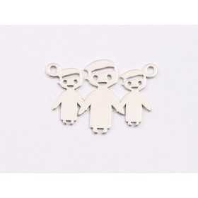 E1915 N Link Ag 925 Familie BTB 18.5x13mm, 0.6mm - 1 buc