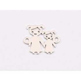 E1919 N Link Ag 925 Familie FF 14.5x12mm, 0.6mm - 1 buc