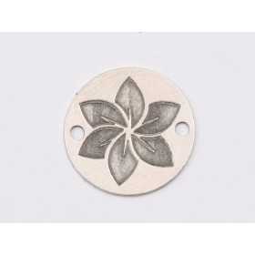 E1934 G Link Ag 925 Floare stilizata 12mm- 1 buc